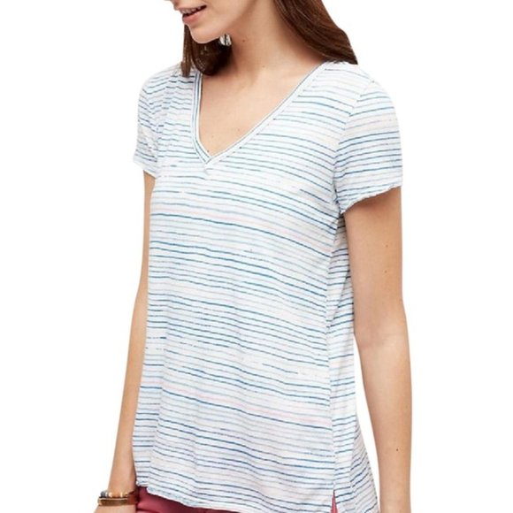 3/$25 Anthro | t.la striped tee - Picture 2 of 6